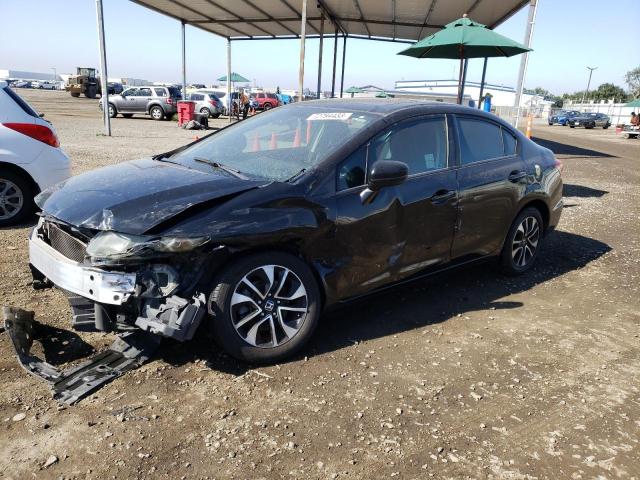 HONDA CIVIC EX 2014 مع رقم تعريف المركبة 19XFB2F84EE272403 - صورة من المزاد