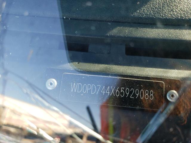 Photo 10 from auction – 2007 DODGE VAN B3 with VIN WD0PD744X65929088