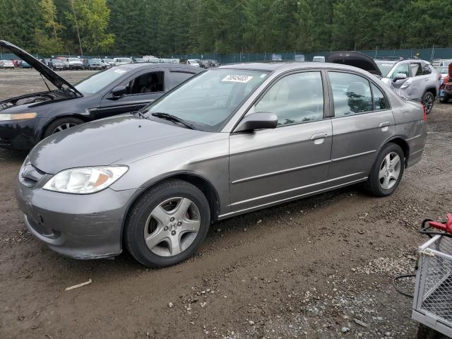 HONDA CIVIC EX 2005 with VIN 2HGES26855H523737 - Photo from auction