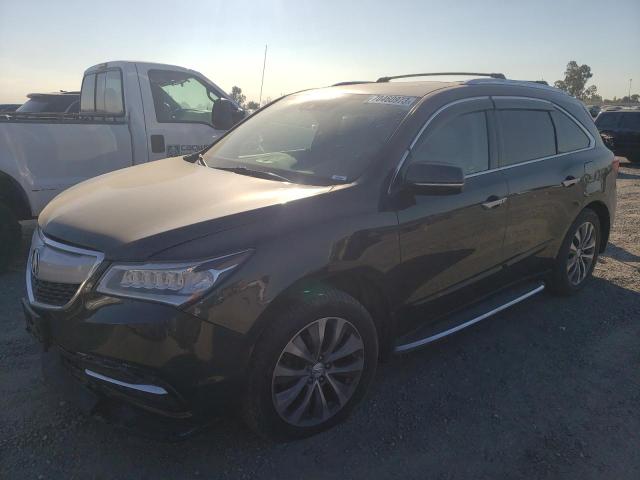ACURA MDX TECHNO 2016 with VIN 5FRYD4H69GB007630 - Photo from auction