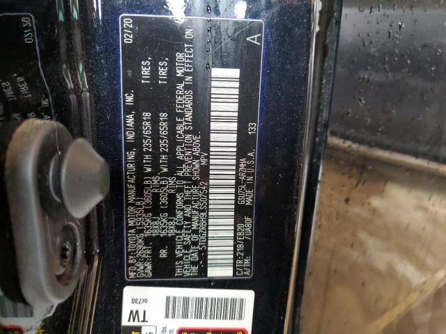 Photo 14 from auction – 2020 TOYOTA HIGHLANDER with VIN 5TDGZRBH9LS507542