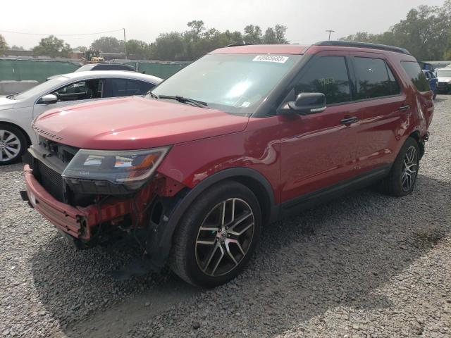 FORD EXPLORER S 2016 with VIN 1FM5K8GT9GGC64488 - Photo from auction