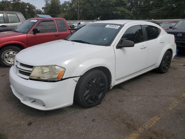 DODGE AVENGER SE 2013 with VIN 1C3CDZAB9DN529191 - Photo from auction
