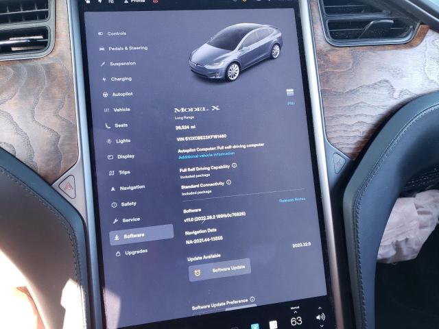 Photo 9 from auction – 2019 TESLA MODEL X with VIN 5YJXCBE23KF161460