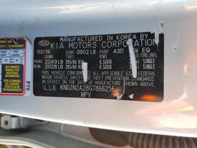 Photo 14 from auction – 2016 KIA SOUL with VIN KNDJN2A28G7866256