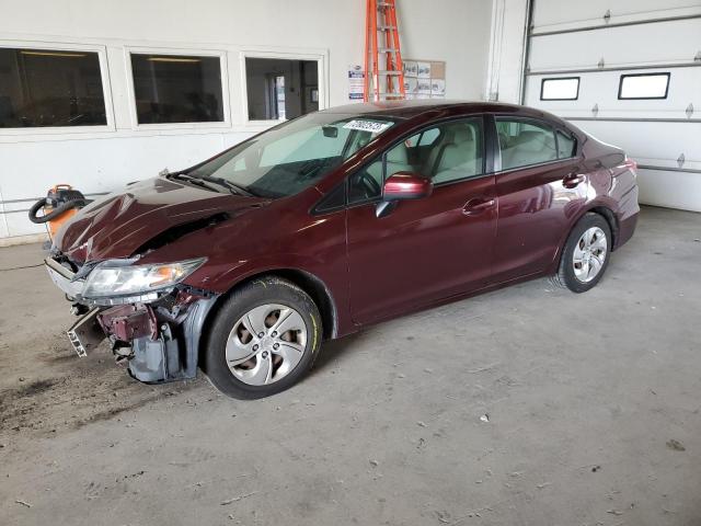 HONDA CIVIC LX 2015 with VIN 19XFB2F55FE078485 - Photo from auction