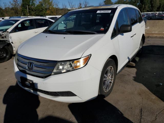 HONDA ODYSSEY EX 2011 with VIN 5FNRL5H62BB069796 - Photo from auction