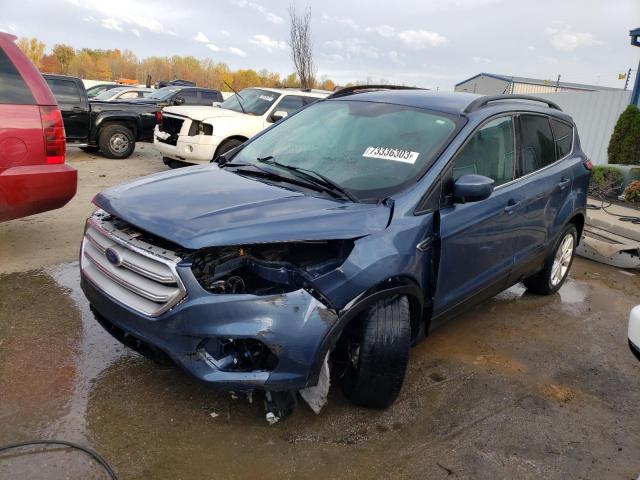 FORD ESCAPE SEL 2018 with VIN 1FMCU9HD1JUC01621 - Photo from auction