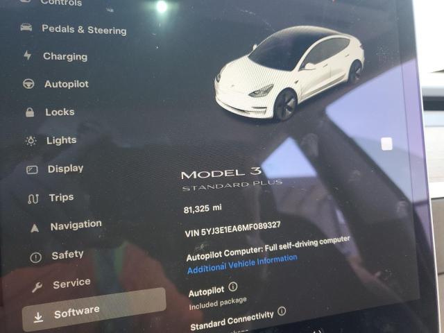 Photo 9 from auction – 2021 TESLA MODEL 3 with VIN 5YJ3E1EA6MF089327