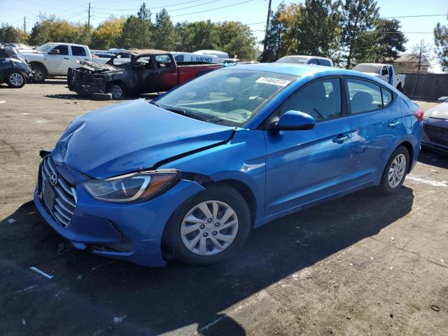 HYUNDAI ELANTRA SE 2017 with VIN 5NPD74LF7HH182279 - Photo from auction