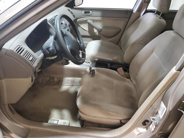 Photo 7 from auction – 2001 HONDA CIVIC LX with VIN 2HGES16581H611014