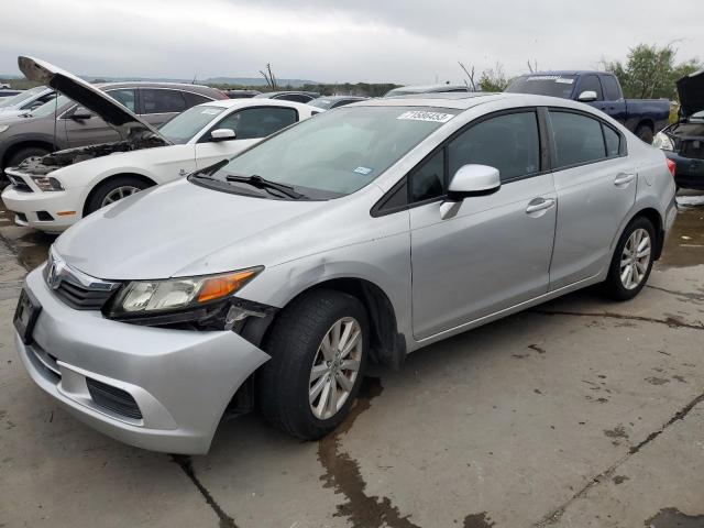 HONDA CIVIC EX 2012 with VIN 2HGFB2F80CH321681 - Photo from auction