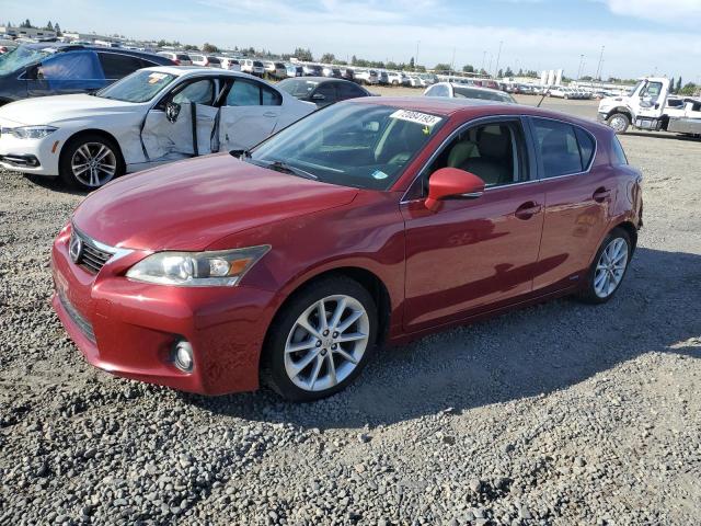 LEXUS CT 200 2012 with VIN JTHKD5BH3C2121271 - Photo from auction