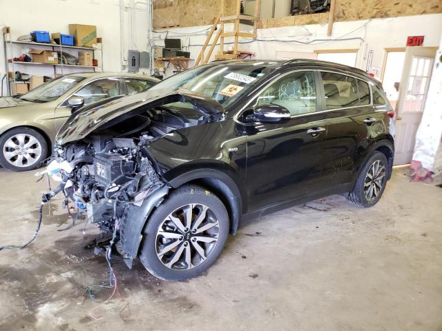 KIA SPORTAGE E 2018 with VIN KNDPNCACXJ7407049 - Photo from auction