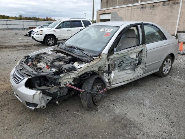 KIA SPECTRA EX 2009 with VIN KNAFE222195668862 - Photo from auction