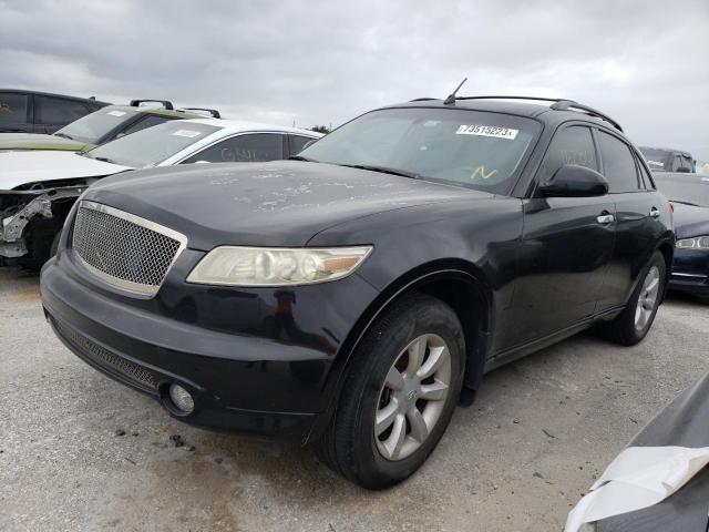 INFINITI FX35 2005 with VIN JNRAS08U85X102473 - Photo from auction