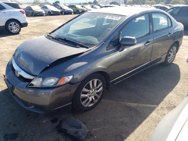 HONDA CIVIC LX 2010 with VIN 19XFA1F50AE045593 - Photo from auction
