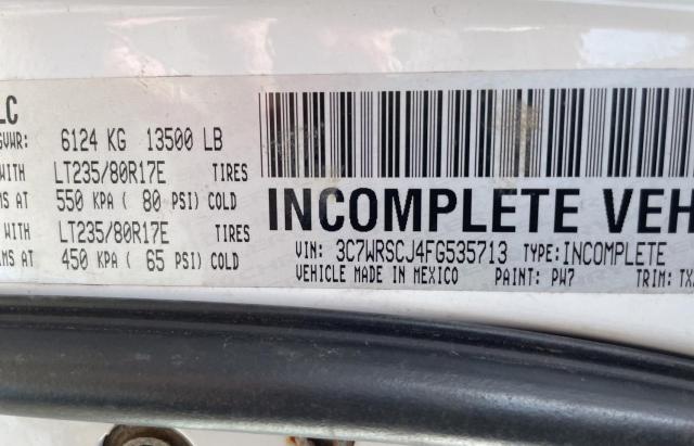 Photo 10 from auction – 2015 RAM 3500 with VIN 3C7WRSCJ4FG535713