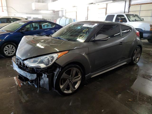 HYUNDAI VELOSTER T 2013 with VIN KMHTC6AE9DU177965 - Photo from auction