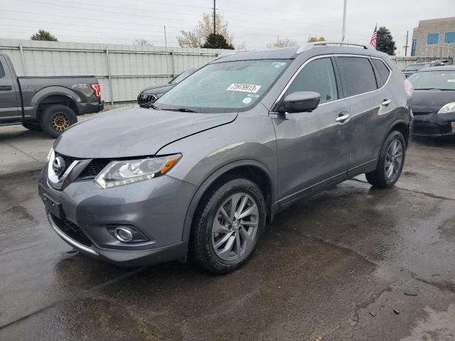 NISSAN ROGUE S 2016 with VIN 5N1AT2MV3GC780139 - Photo from auction