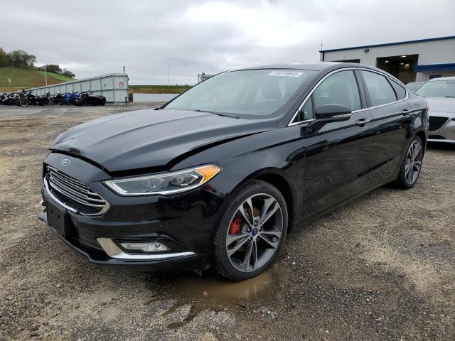 FORD FUSION TIT 2018 with VIN 3FA6P0D91JR244102 - Photo from auction