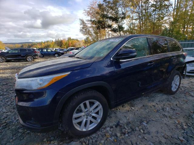 TOYOTA HIGHLANDER 2016 with VIN 5TDZKRFH8GS170648 - Photo from auction