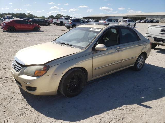 KIA SPECTRA EX 2009 with VIN KNAFE221695648677 - Photo from auction
