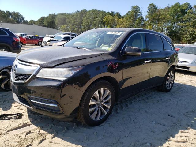 ACURA MDX TECHNO 2014 with VIN 5FRYD4H44EB034567 - Photo from auction