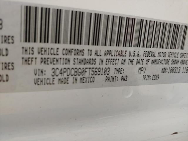 Photo 10 from auction – 2015 DODGE JOURNEY SX with VIN 3C4PDCBG0FT569103