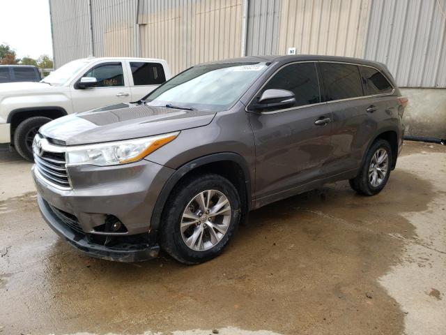 TOYOTA HIGHLANDER 2015 with VIN 5TDBKRFH8FS159584 - Photo from auction