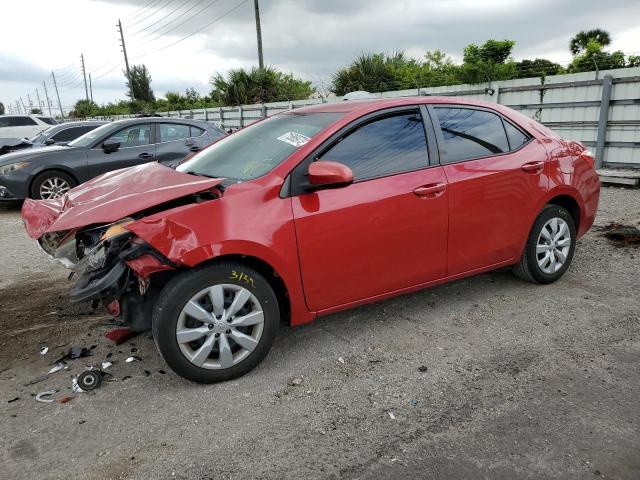 TOYOTA COROLLA L 2014 with VIN 2T1BURHE0EC148728 - Photo from auction