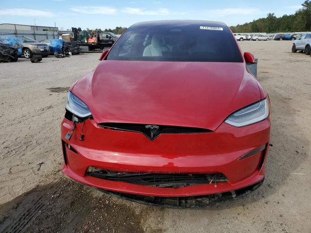 Photo 5 from auction – 2022 TESLA MODEL X with VIN 7SAXCAE50NF344097