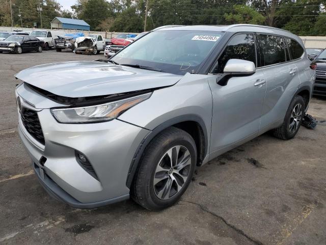 TOYOTA HIGHLANDER 2020 with VIN 5TDGZRAH6LS002222 - Photo from auction