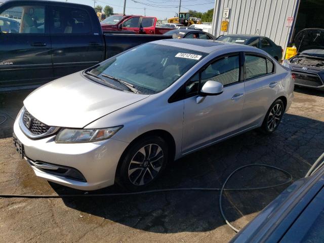 HONDA CIVIC EX 2013 with VIN 19XFB2F86DE065526 - Photo from auction