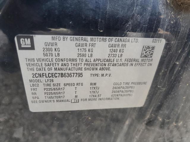 Photo 14 from auction – 2011 CHEVROLET EQUINOX LS with VIN 2CNFLCEC7B6367795