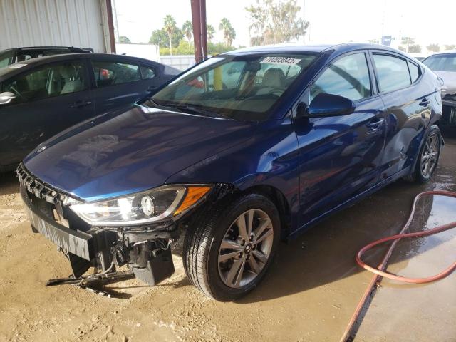 HYUNDAI ELANTRA SE 2017 with VIN 5NPD84LF4HH015472 - Photo from auction