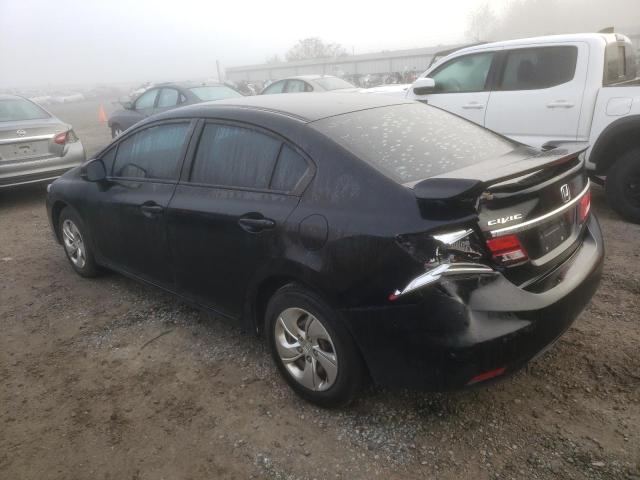 Photo 2 from auction – 2013 HONDA CIVIC LX with VIN 19XFB2F50DE208296