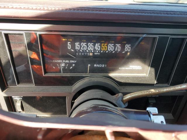 Photo 9 from auction – 1987 BUICK REGAL with VIN 1G4GJ11Y2HP406737
