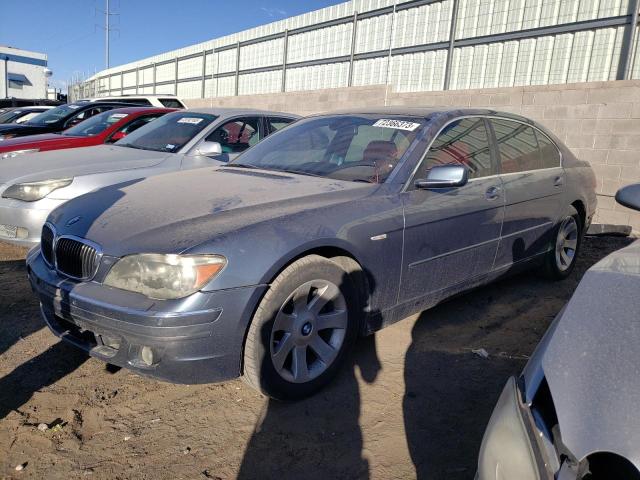 BMW 750 2007 with VIN WBAHN83517DT72361 - Photo from auction