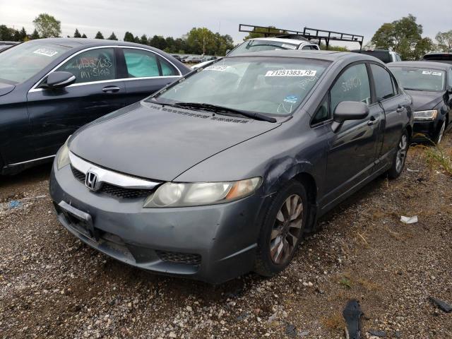 HONDA CIVIC EX 2009 with VIN 1HGFA168X9L016830 - Photo from auction