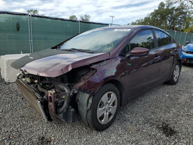 KIA FORTE LX 2017 with VIN 3KPFK4A72HE135376 - Photo from auction