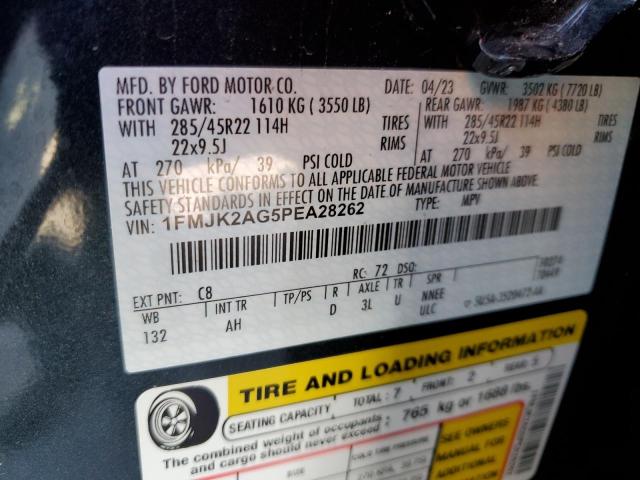 Photo 14 from auction – 2023 FORD EXPEDITION with VIN 1FMJK2AG5PEA28262