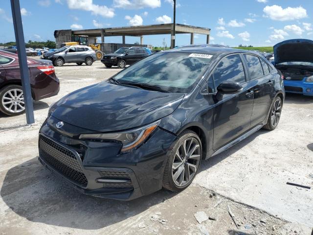 TOYOTA COROLLA SE 2022 with VIN 5YFS4MCE5NP122071 - Photo from auction