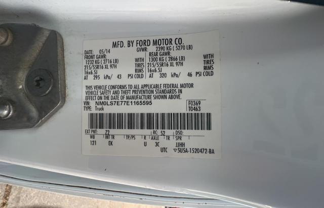 Photo 10 from auction – 2014 FORD TRANSIT CO with VIN NM0LS7E77E1165595