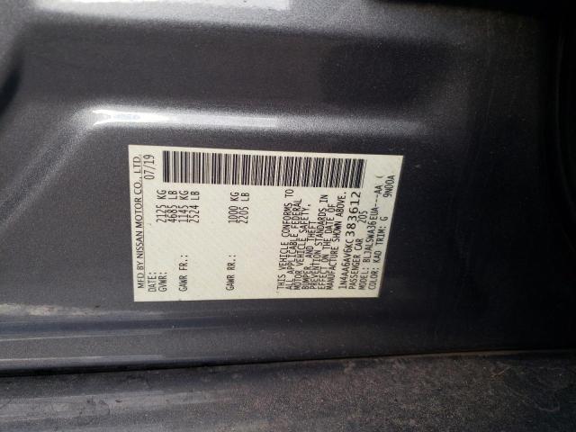 Photo 14 from auction – 2019 NISSAN MAXIMA S with VIN 1N4AA6AV6KC383612