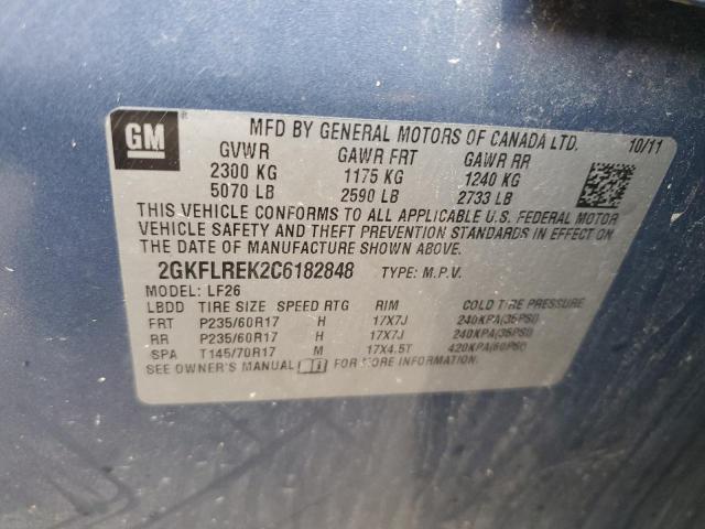 Photo 14 from auction – 2012 GMC TERRAIN SL with VIN 2GKFLREK2C6182848
