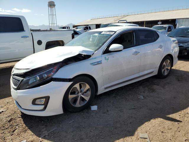 KIA OPTIMA HYB 2015 with VIN KNAGM4AD4F5079466 - Photo from auction