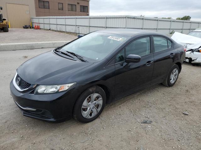 HONDA CIVIC LX 2015 with VIN 19XFB2F55FE118810 - Photo from auction
