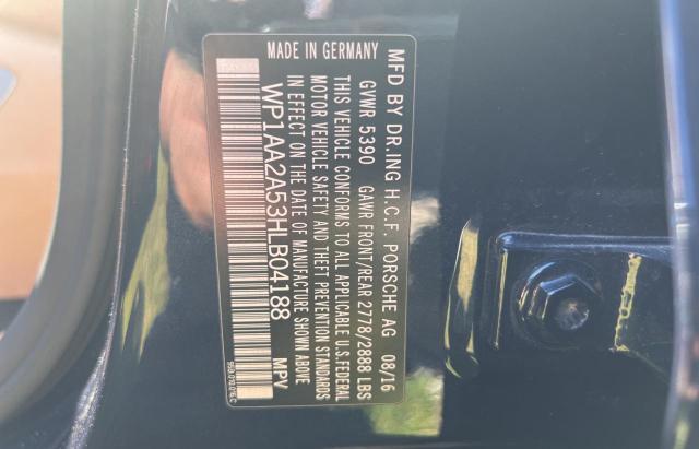 Photo 10 from auction – 2017 PORSCHE MACAN with VIN WP1AA2A53HLB04188