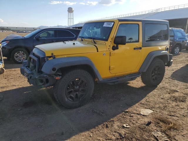 JEEP WRANGLER S 2015 with VIN 1C4AJWAGXFL647318 - Photo from auction